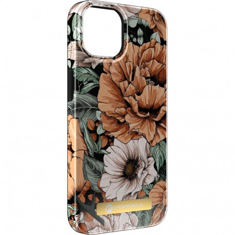 Case for iPhone 14 PLUS Forcell F-Protect Mirage compatible with Magsafe bloom bush