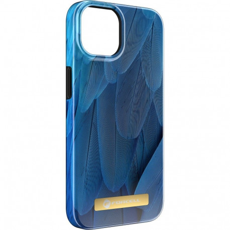 Case for iPhone 15 PRO MAX Forcell F-Protect Mirage compatible with Magsafe blue bird