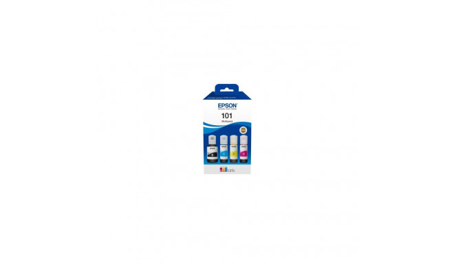 Epson 101 EcoTank (C13T03V64A) Ink Cartridge, Black, Cyan, Magenta, Yellow, Multipack 4 colours