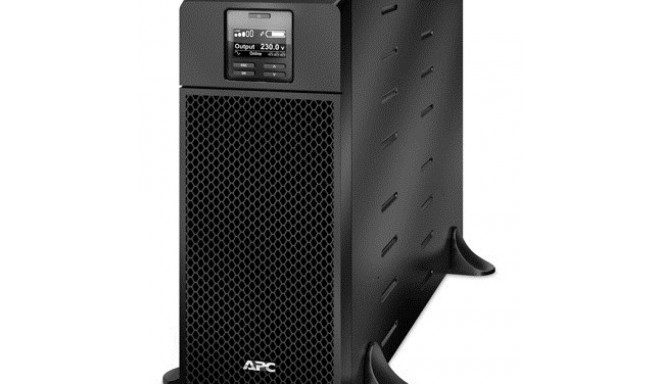 APC Smart-UPS On-Line, 6kVA/6kW, Tower, 230V, 6x C13+4x C19 IEC outlets, Network Card+SmartSlot, Ext