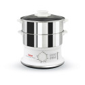 Tefal VC1451 steam cooker 2 basket(s) Freestanding 900 W White, Stainless steel