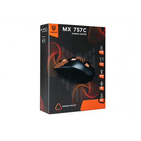 Liocat gaming mouse MX 757C black