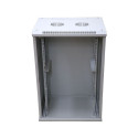 Rack cabinet 15U 600x450mm grey hanging