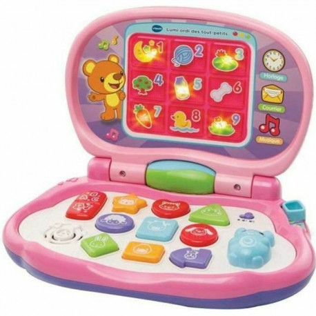 Sülearvuti Vtech Baby Baby Lumi Ordi Toddler Interaktiivne mänguasi
