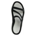 Klapki damskie Crocs Swiftwater Sandal W czarno-białe 203998 066 39-40
