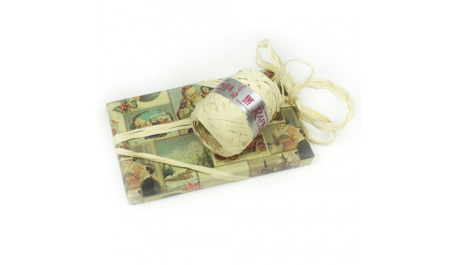 Pakkepael 5mm x 20m, paelamuna Raphia, naturaalne