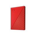 Western Digital väline kõvaketas My Passport 2TB USB 3.0, punane