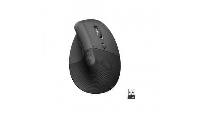 LOGITECH Lift vertikaalne ergonoomiline hiir optiline 6-nupuline juhtmevaba Bluetooth 2.4 GHz Bolt U