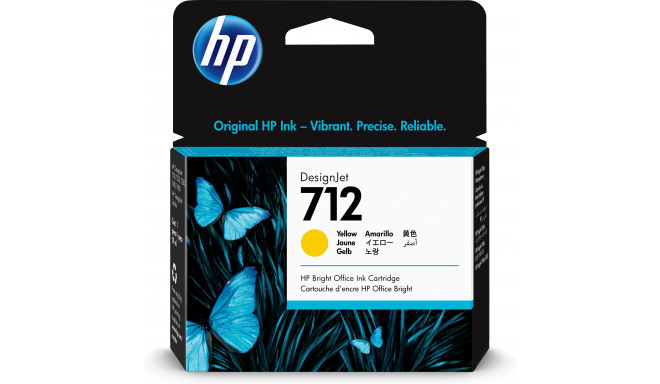 HP 712 kollane 3ED69A