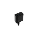 USB CHARGER NATEC RIBERA GAN 1X USB-A + 1X USB-C 65W BLACK