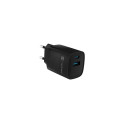 USB CHARGER NATEC RIBERA GAN 1X USB-A + 1X USB-C 30W BLACK