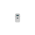 USB CHARGER NATEC RIBERA GAN 1X USB-A + 1X USB-C 65W WHITE