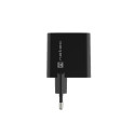 USB CHARGER NATEC RIBERA GAN 1X USB-A + 1X USB-C 45W BLACK