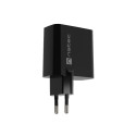 USB CHARGER NATEC RIBERA GAN 1X USB-A + 1X USB-C 65W BLACK