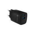 USB CHARGER NATEC RIBERA GAN 1X USB-A + 1X USB-C 30W BLACK