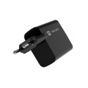 USB CHARGER NATEC RIBERA GAN 1X USB-A + 1X USB-C 45W BLACK