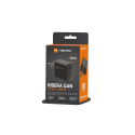 USB CHARGER NATEC RIBERA GAN 1X USB-A + 1X USB-C 65W BLACK