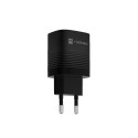 USB CHARGER NATEC RIBERA GAN 1X USB-A + 1X USB-C 30W BLACK