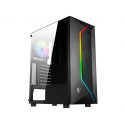 MSI computer case MAG Vampiric 100R V100R Mid Tower Gaming ARGB PWM, black