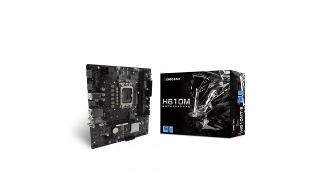 Biostar H610MT-E motherboard Intel H610 LGA 1700 micro ATX