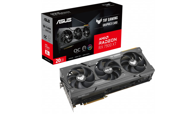 ASUS Radeon RX 7900 XT TUF GAMING OC, graphics card (RDNA 3, GDDR6, 3x DisplayPort, 1x HDMI 2.1)