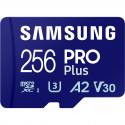 SAMSUNG PRO Plus 256 GB microSDXC (2023), memory card (blue, UHS-I U3, Class 10, V30, A2)