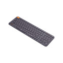 Wireless Tri-mode Keyboard 2.4G / Bluetooth K01B, Gray