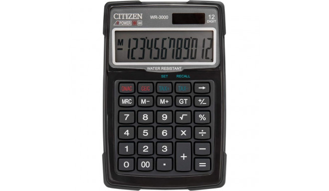 Desktop calculator CITIZEN WR-3000 waterproof