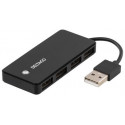 Deltaco USB hub UH-480 4xUSB