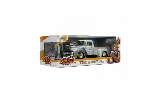 Vehicle with figure Street Fighter 1956 Ford Pickup 1/24