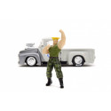 Vehicle with figure Street Fighter 1956 Ford Pickup 1/24