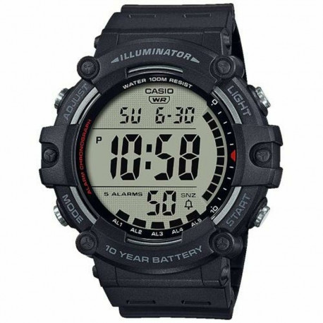 Meeste Kell Casio Must (Ø 51 mm)