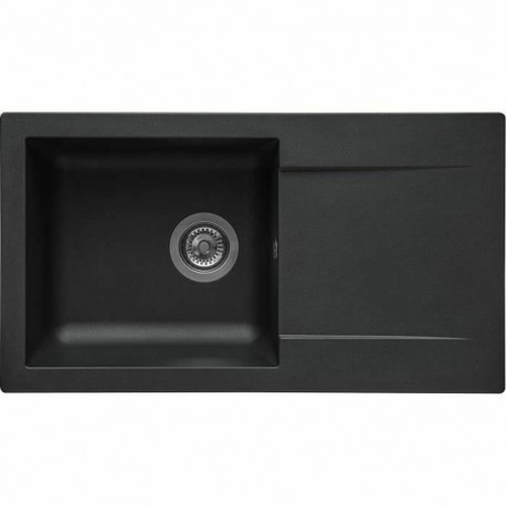 Valamu Stradour 78 x 43,5 cm Mattmust Must