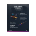 ClickTronic HQ OFC cable 2x CINCH - 2x CINCH RCA, M/M, 10m