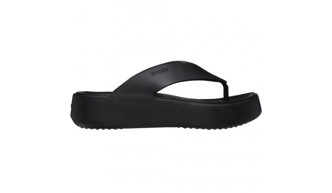 Klapki damskie Crocs Getaway Platform Flip czarne 209410 001 41-42