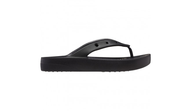 Klapki damskie Crocs Classic Platform Flip czarne 207714 001 36-37