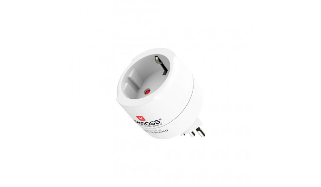 Skross travel adapter Type C (Europlug) Universal, white (1.500272)