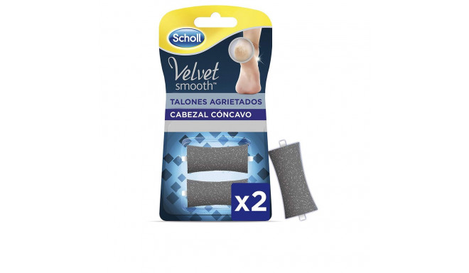 SCHOLL VELVET SMOOTH lima talones agrietados recambio 2 u