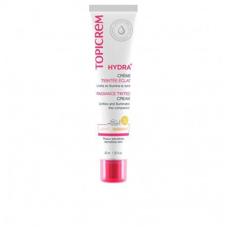 TOPICREM HYDRA+ crema con color SPF50 #Claro 40 ml