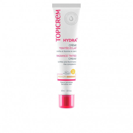 TOPICREM HYDRA+ crema con color SPF50 #Medio 40 ml