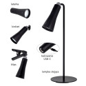 Activejet Multifunctional lamp AJE-IDA 4IN1 Black