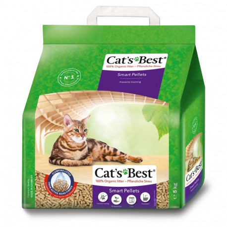Cat's Best Smart комкующиеся древесные гранулы 10L 5kg