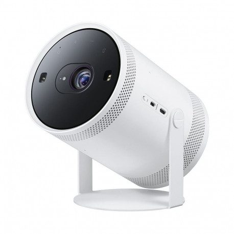"(1920x1080) Samsung Freestyle SP-LFF3CLA DLP LED 16:9 230-Lumen USB-C Wi-Fi Speaker Full HD White"