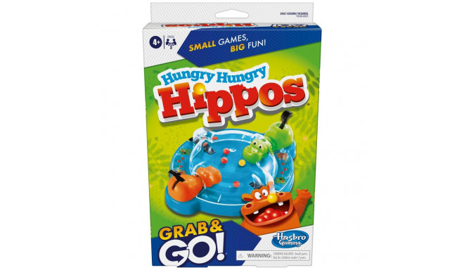 HUNGRY HUNGRY HIPPOS Дорожная версия Grab&Go