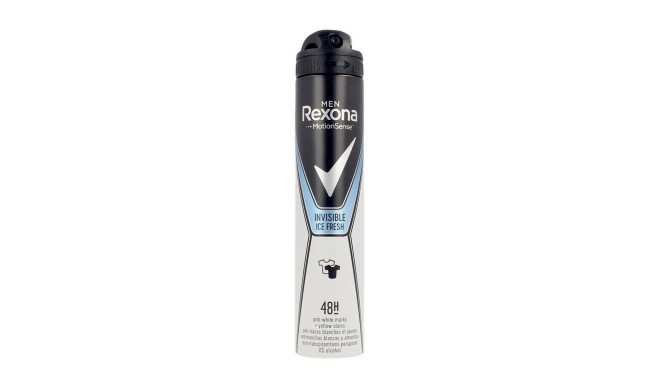 REXONA MEN INVISIBLE DESODORANTE ANTI-MANCHAS SIN ALCOHOL ICE FRESH 200ML VAPORIZADOR