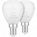 Philips Hue LED Luster E14 2pack 5,1W 470lm White Color Amb. BT