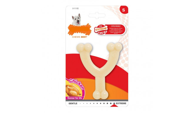 Прорезыватель для зубов для собак Nylabone Extreme Chew Wishbone Размер S Курица Нейлон