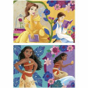 2 Pužļu Komplekts Princesses Disney Bella + Vaiana 25 Daudzums