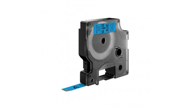 Kleepkirjalint Dymo 9mm, must/sinisel D1 Tape 40916 Black/blue 7m