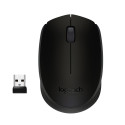 Logitech B170 optische USB-Maus kabellos schwarz